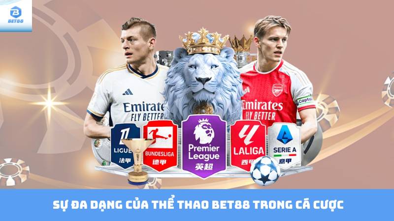 Thể Thao Bet88 – Hệ Thống Cá Cược Chuyên Nghiệp, Đa Dạng 3 Sự Đa Dạng Của Thể Thao Bet88 Trong Cá Cược